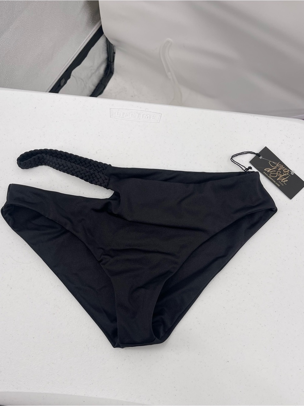 Jones de Salde NWT black cut out bikini bottom